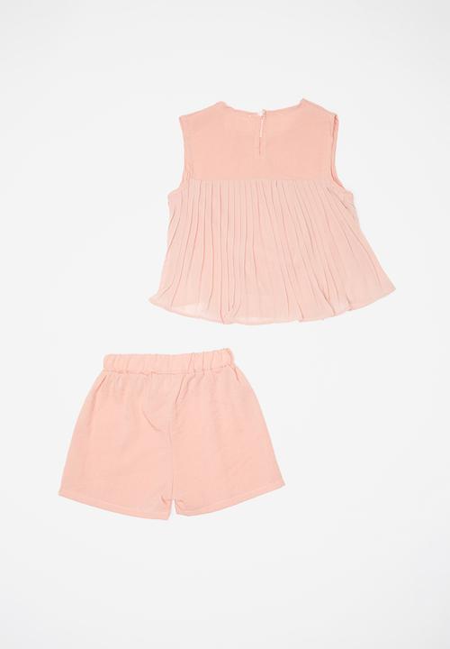 Pop Candy - Blouse & short set - pink