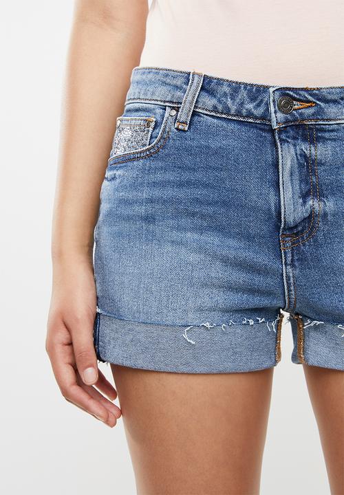 GUESS - Turn up short - blue