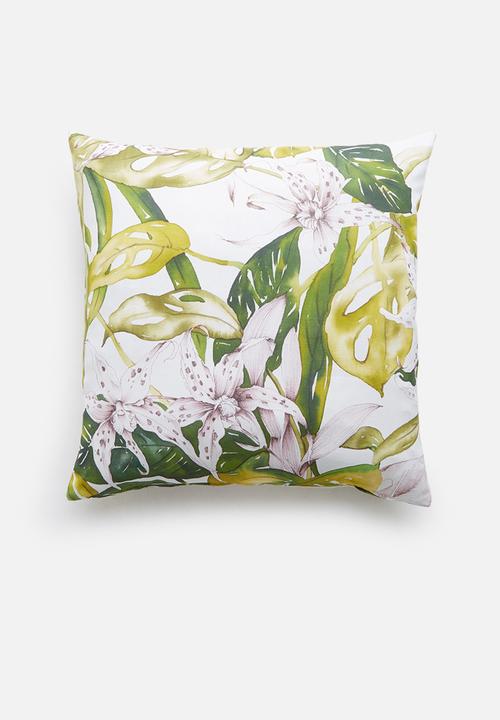 Hertex Haus - Borneo cushion cover - greenery