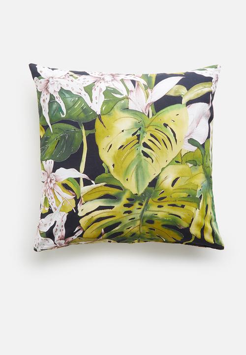Hertex Haus - Borneo cushion cover - black