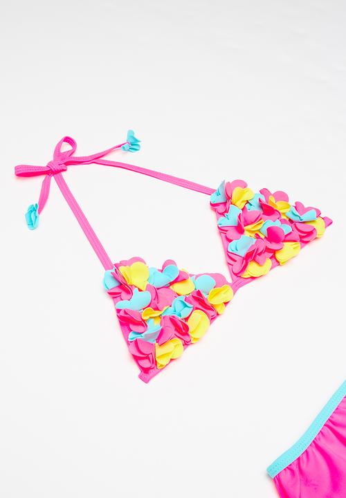 Pop Candy - Printed 2 piece bikini set - pink