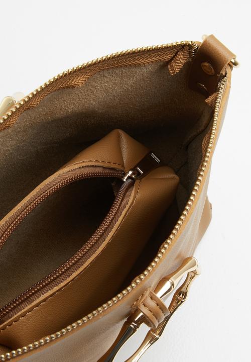 Superbalist - Ring handle bucket bag - tan