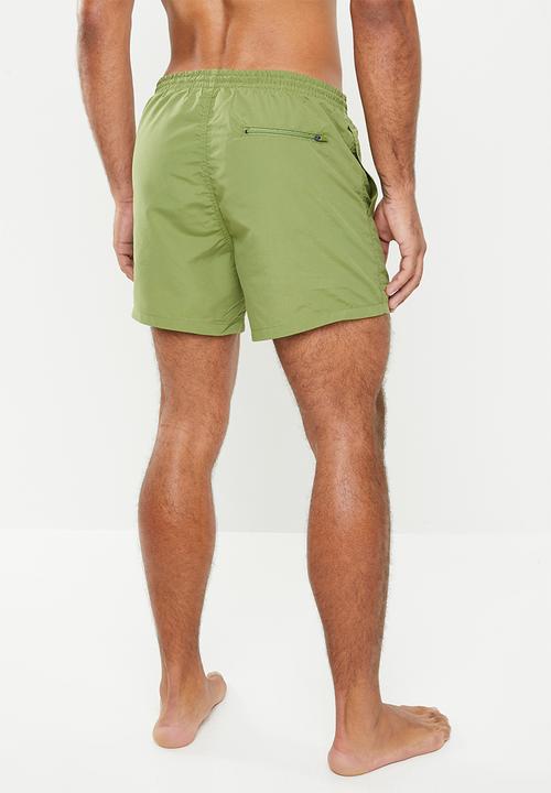 Only & Sons - Tan nt swim shorts - green 