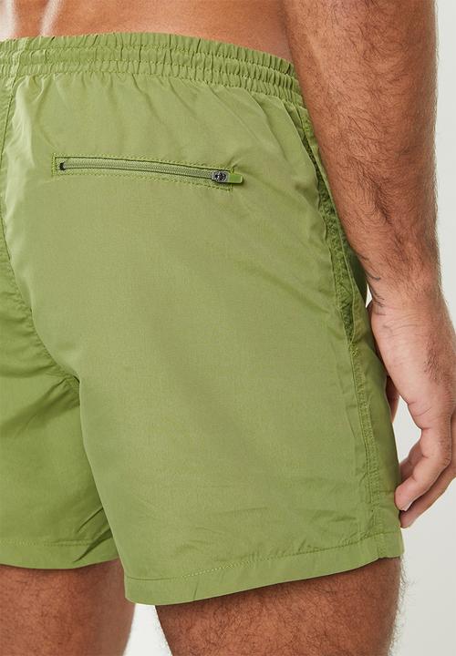Only & Sons - Tan nt swim shorts - green 