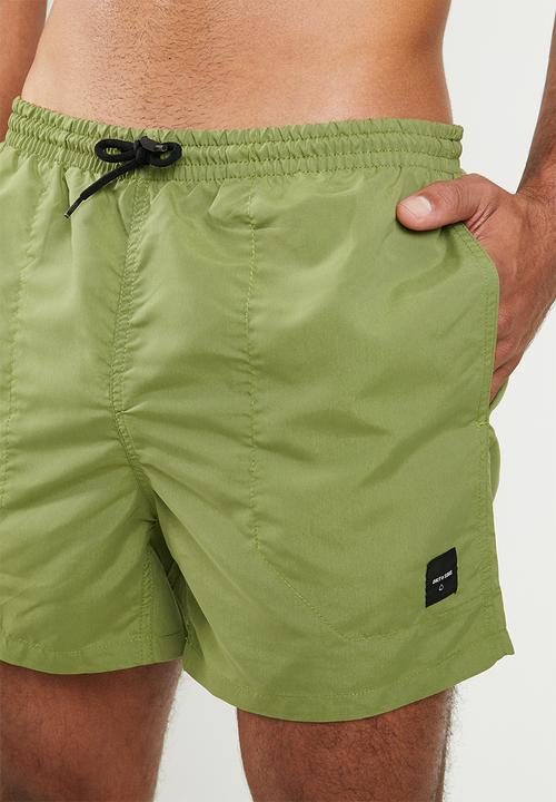 Only & Sons - Tan nt swim shorts - green 
