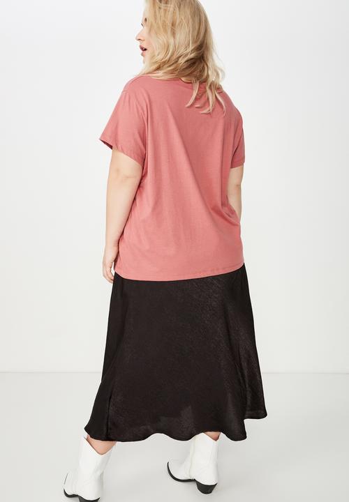 Cotton On - Curve graphic tee  - pink