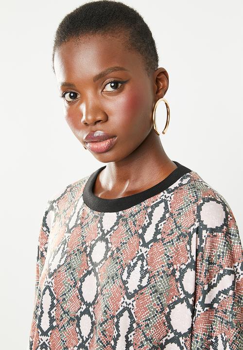 Superbalist - Printed boxy tee - multi