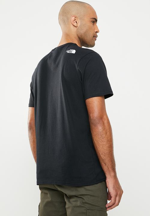 The North Face - Short sleeve mountain line tee - black