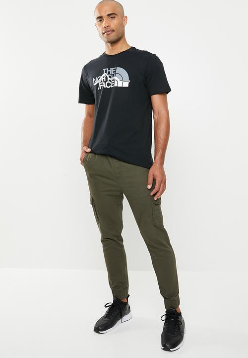 The North Face - Short sleeve mountain line tee - black