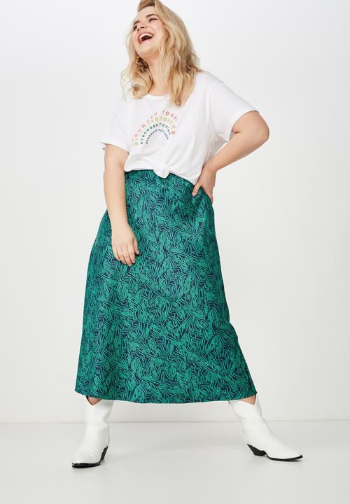 Cotton On - Curve graphic logo tee  - white