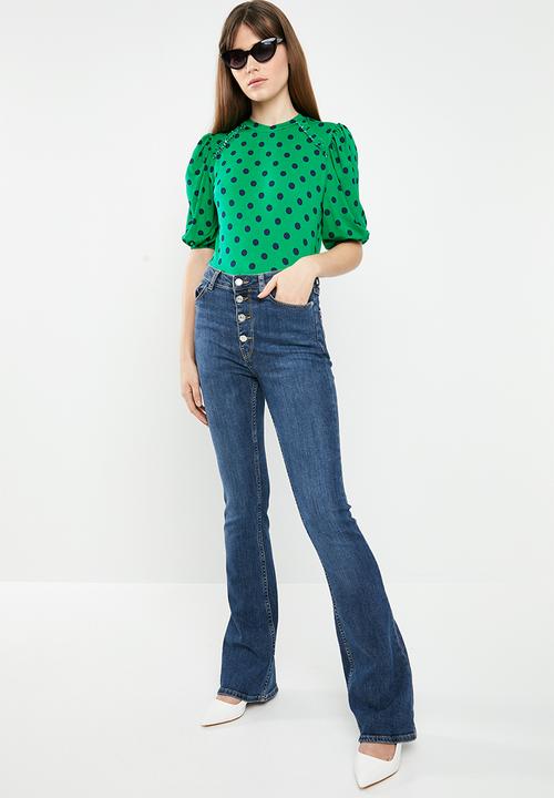 STYLE REPUBLIC - Volume sleeve tee - green