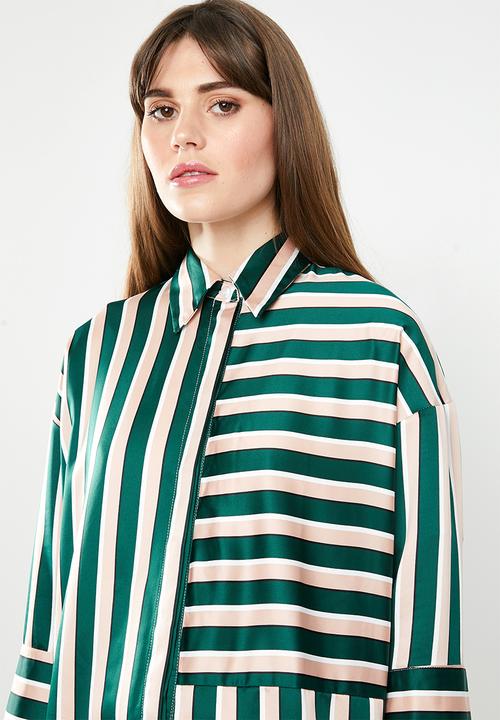 STYLE REPUBLIC - Oversized shirt - pale pink & green