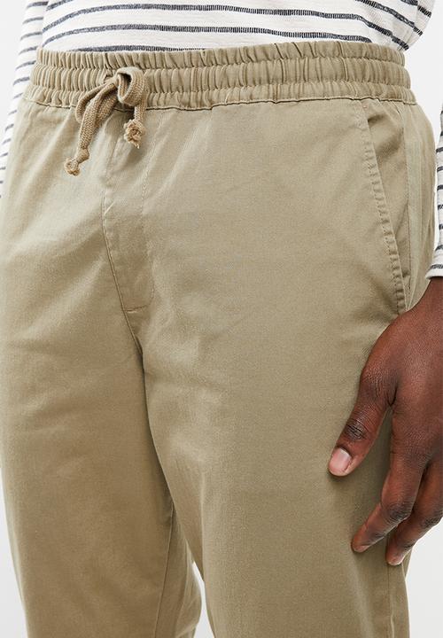 RVCA - A.t. dayshift elastic chino pant ii - beige