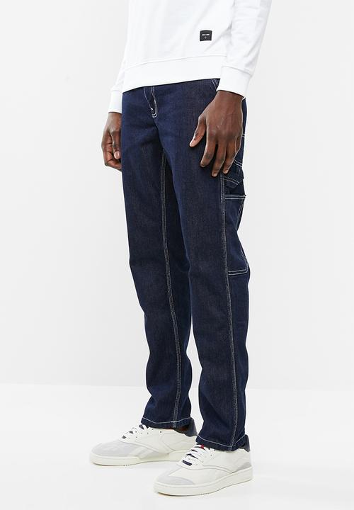 Superbalist - Regular fit tapered jeans - blue