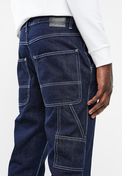 Superbalist - Regular fit tapered jeans - blue