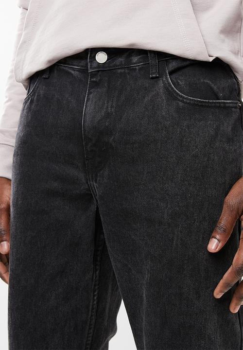 Superbalist - Regular fit tapered jeans - black