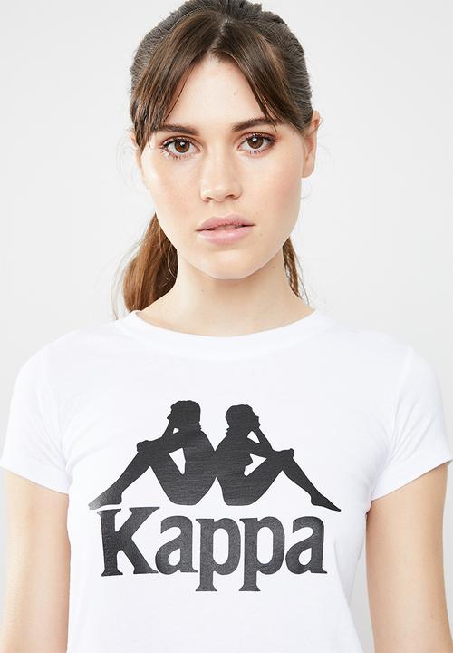 KAPPA - Authentic westessi short sleeved tee - white & black