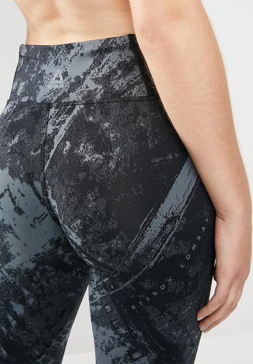 Reebok - Luxbold jacquard tight - black & grey 