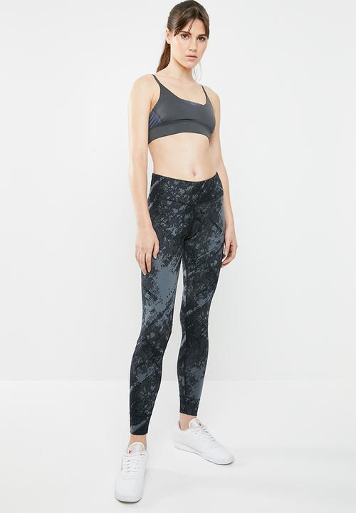 Reebok - Luxbold jacquard tight - black & grey 