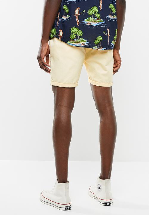 Brave Soul - Smith shorts - yellow