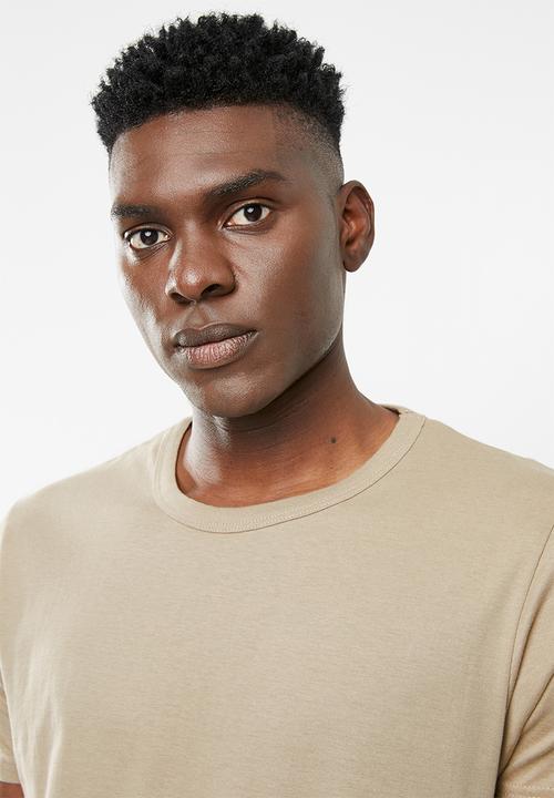 Brave Soul - Falcon crew neck tee - brown 