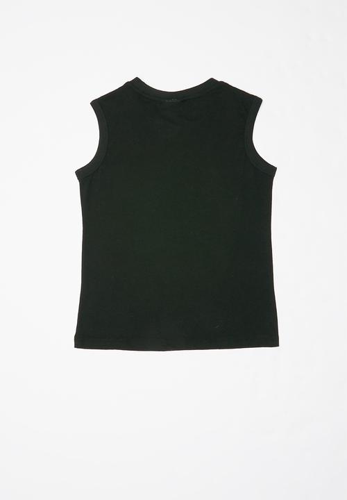 Rebel Republic - Printed vest - black