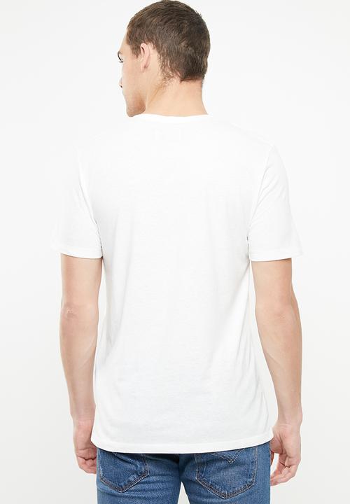 Jack & Jones - Summertime small short sleeve crew neck tee - white 