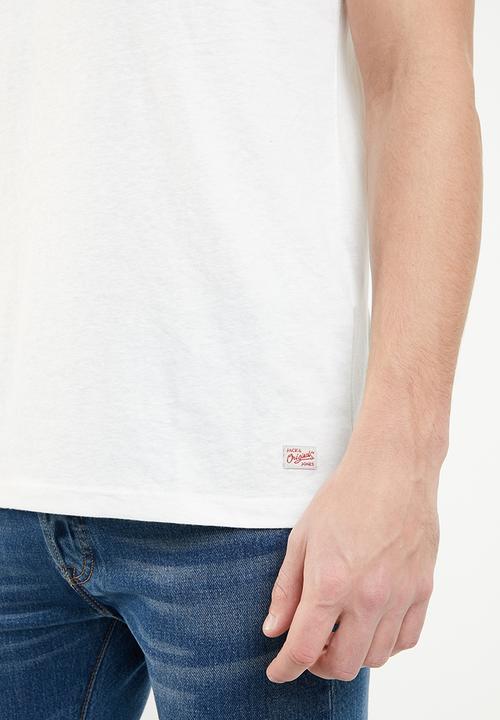 Jack & Jones - Summertime small short sleeve crew neck tee - white 