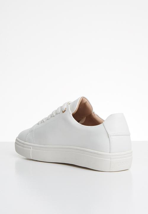 ONLY - Sage embroidery sneaker - white
