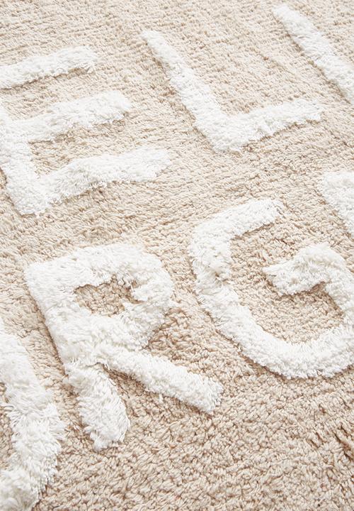 Sixth Floor - Hello gorgeous cotton tufted bath mat - brown