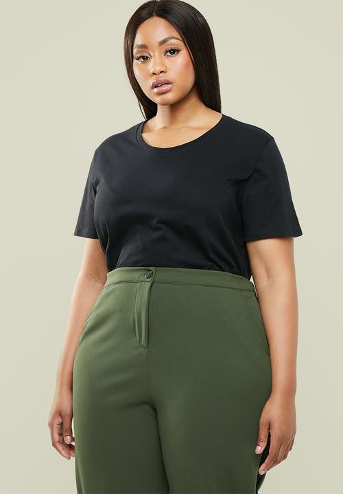 Superbalist - Scoop neck T-shirt - black