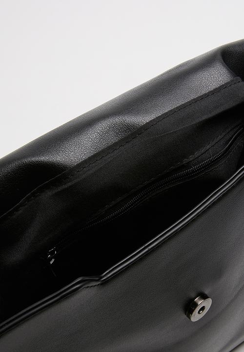 Superbalist - Front ring detail bag - black