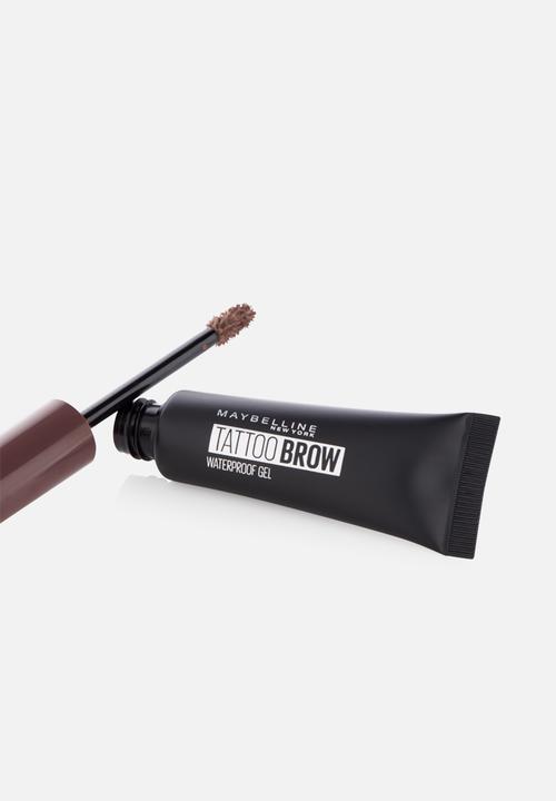 Maybelline - Brow Tattoo Waterproof Gel - Medium Brown