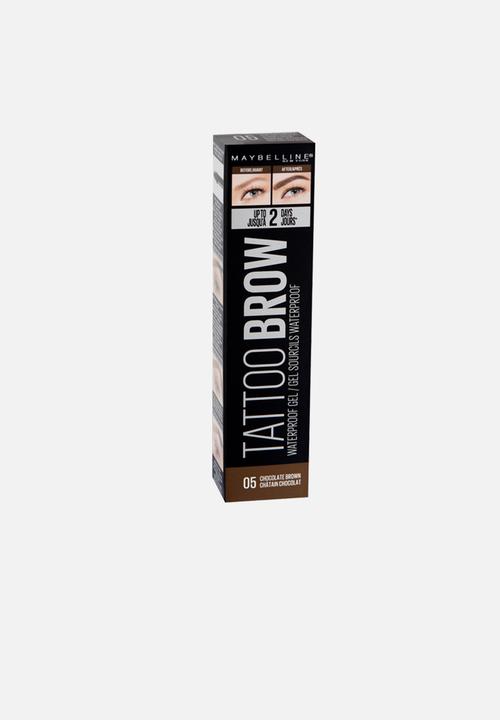 Maybelline - Brow Tattoo Waterproof Gel - Chocolate Brown