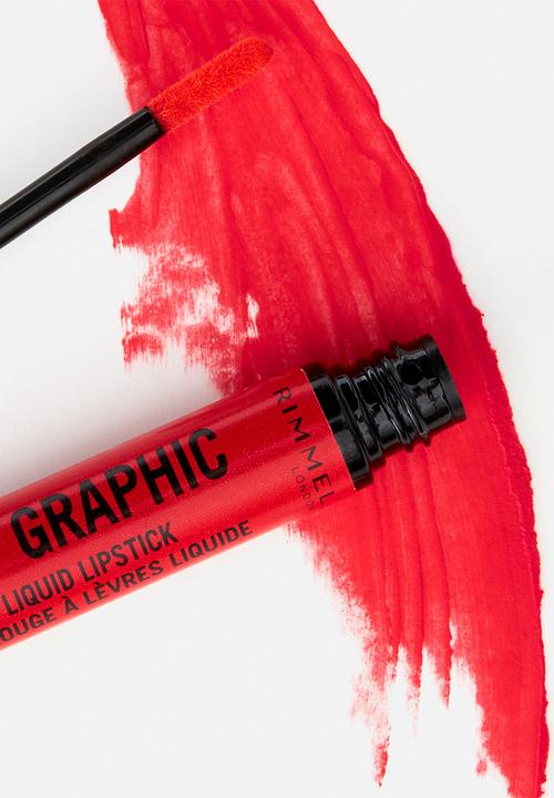 Rimmel - Lip Art Graphic Liner & Liquid Lipstick - Hot Spot