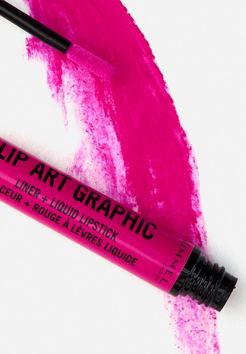 Rimmel - Lip Art Graphic Liner & Liquid Lipstick - Own Your Powder