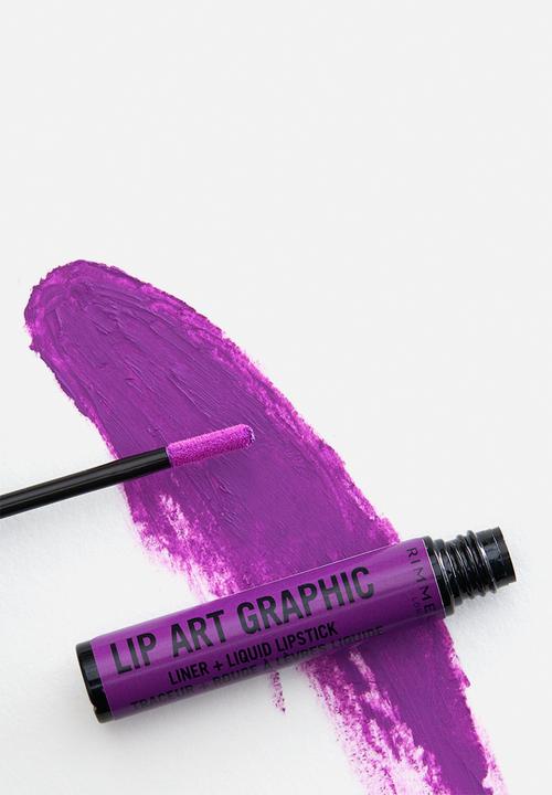 Rimmel - Lip Art Graphic Liner & Liquid Lipstick - Master Piece