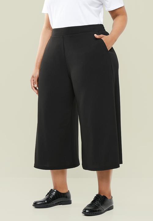 Superbalist - Wide leg culottes - black