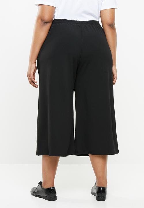 Superbalist - Wide leg culottes - black