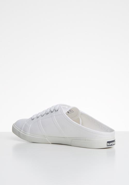 SUPERGA - Canvas push-ins - white