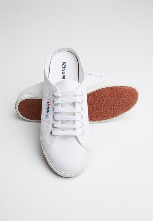 SUPERGA - Canvas push-ins - white