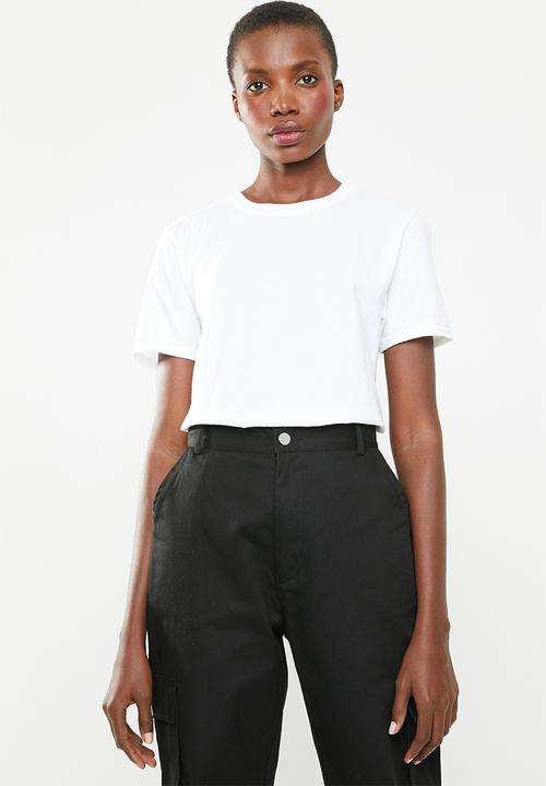 Missguided - Oriental back graphic T-shirt - white