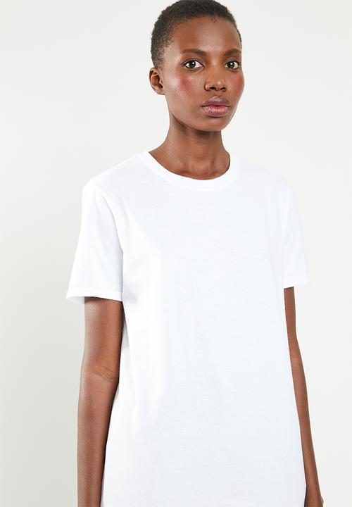 Missguided - Oriental back graphic T-shirt - white