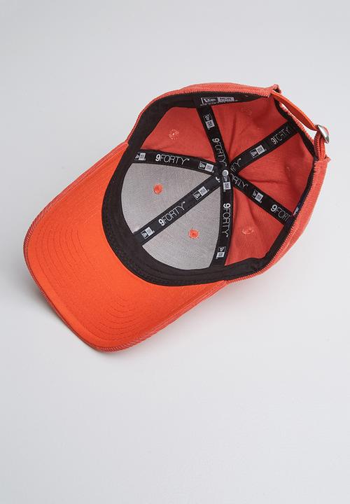 New Era - 9Forty womens micro cord  Los Angeles Dodgers  - coral