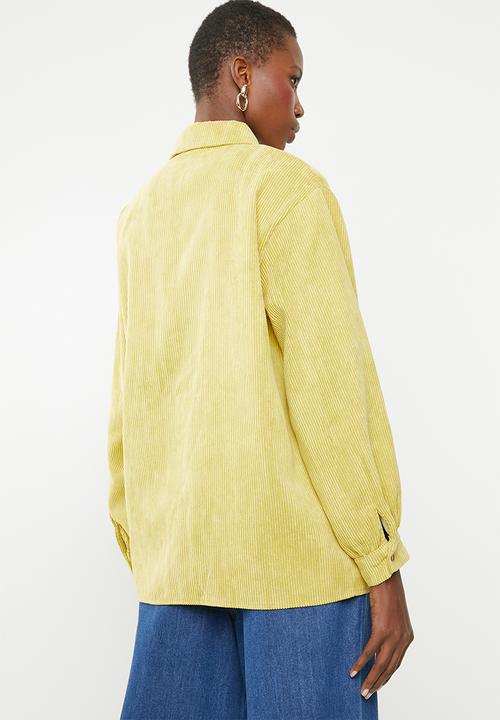Missguided - Corduroy shirt - yellow