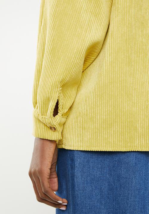Missguided - Corduroy shirt - yellow