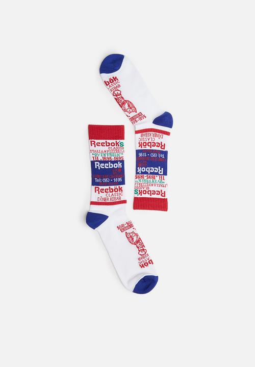 Reebok Classic - Cl graphic crew socks - multi