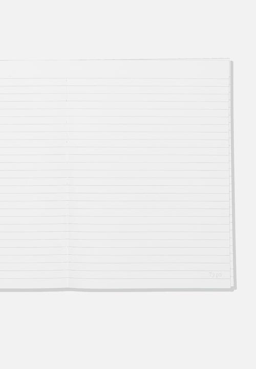 Typo - A5 graduate journal - purple