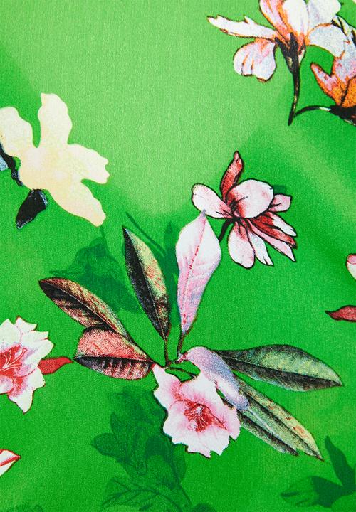 Superbalist - Feminine blouse with peplum - green