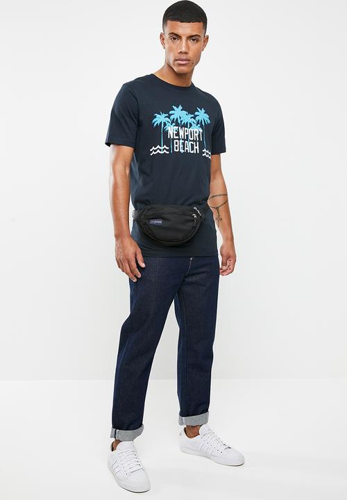 Jack & Jones - Howey short sleeve crew neck - navy 